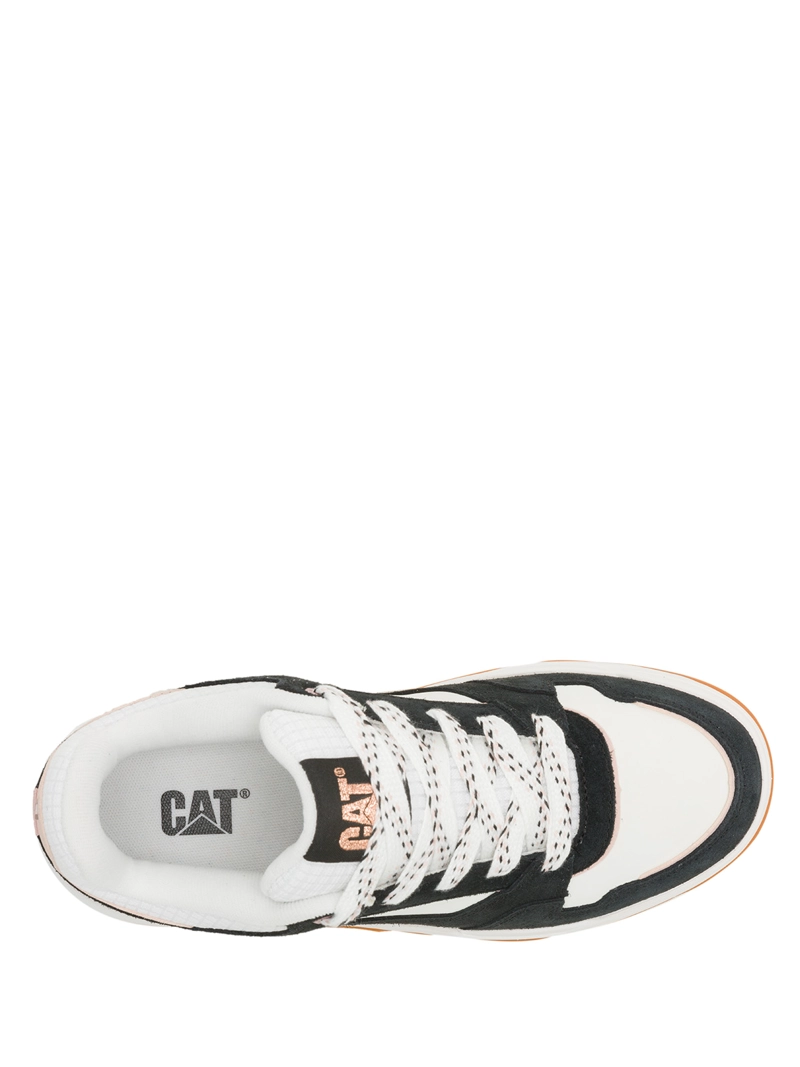 ZAPATILLA CUERO MUJER SCRIPT NEGRO CAT - 7