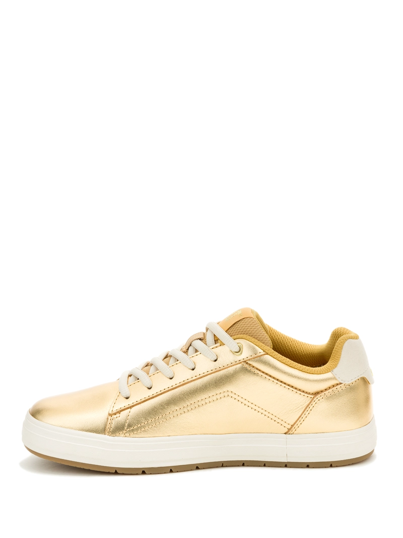 ZAPATILLA CUERO MUJER IMPLY DORADO CAT - 4