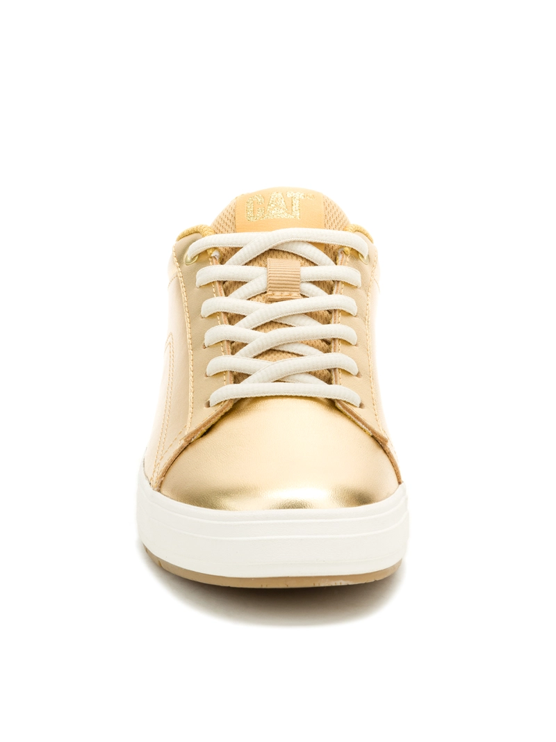 ZAPATILLA CUERO MUJER IMPLY DORADO CAT - 5