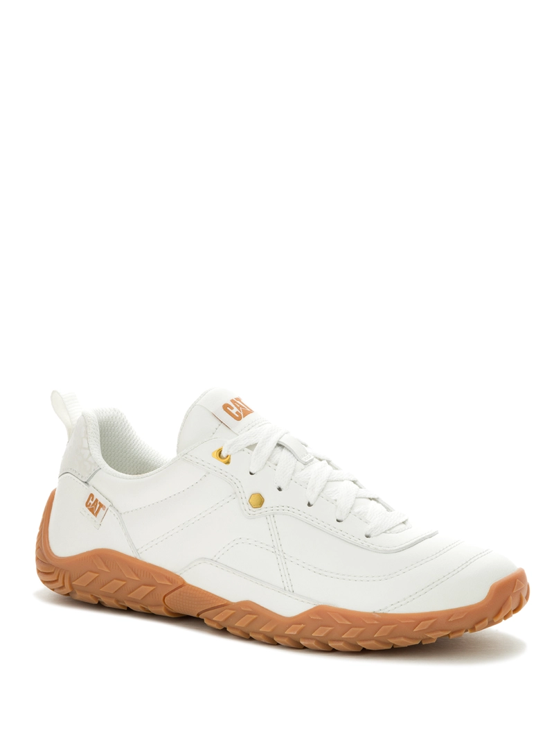 ZAPATILLA CUERO MUJER TRACK MODE BLANCO CAT - 1