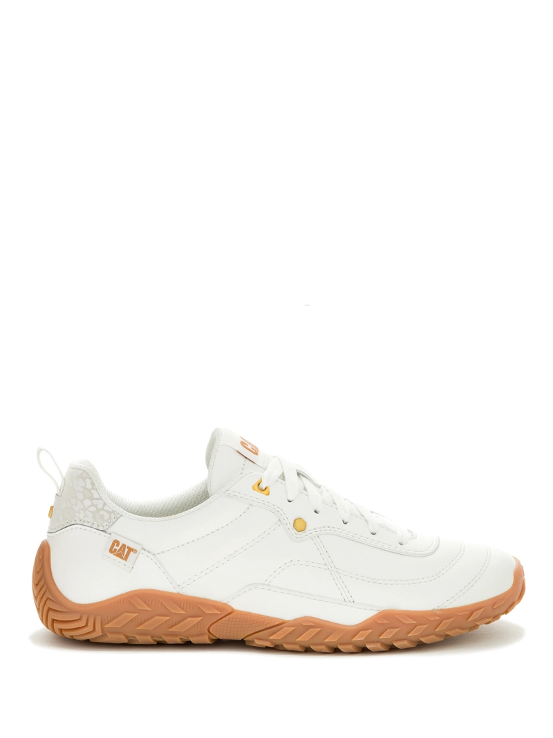 ZAPATILLA CUERO MUJER TRACK MODE BLANCO CAT - 2