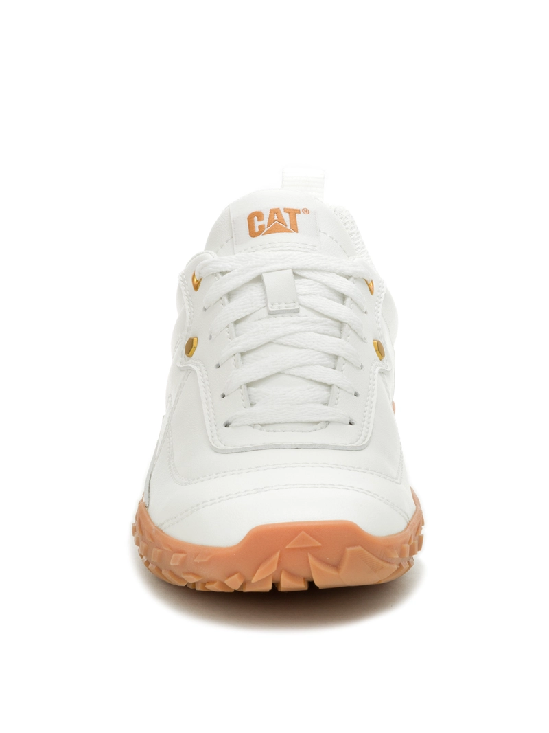 ZAPATILLA CUERO MUJER TRACK MODE BLANCO CAT - 5