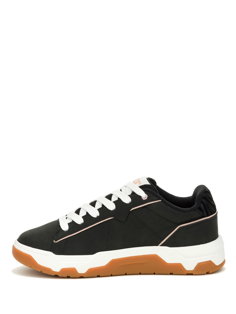 ZAPATILLA CUERO MUJER LORE NEGRO CAT - 2