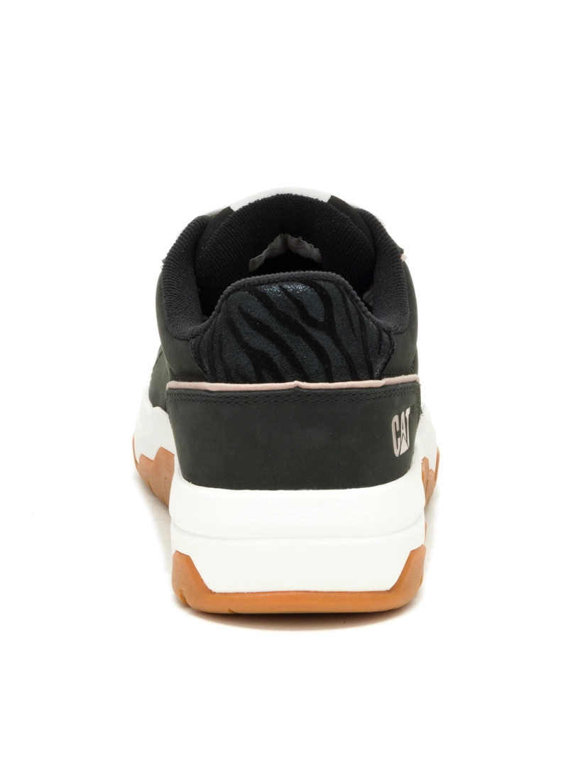 ZAPATILLA CUERO MUJER LORE NEGRO CAT - 6