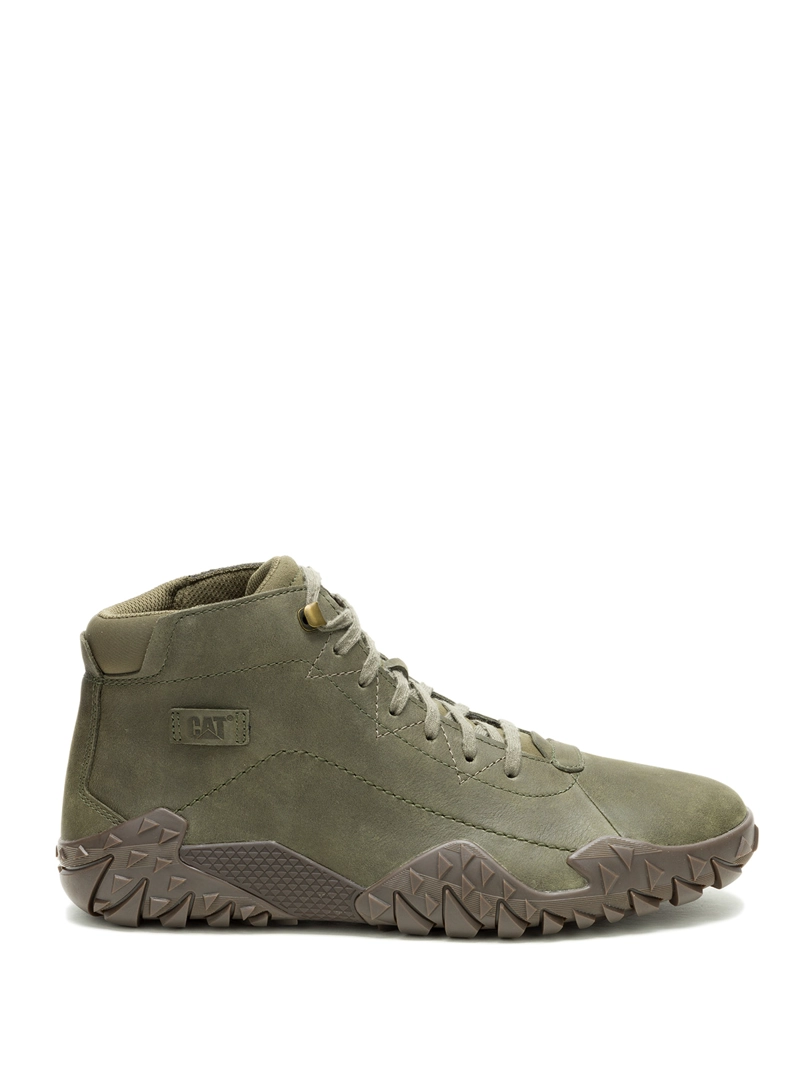 ZAPATILLA C/CAÑA CUERO HOMBRE GRIDLOCK HI OLIVA CAT - 2