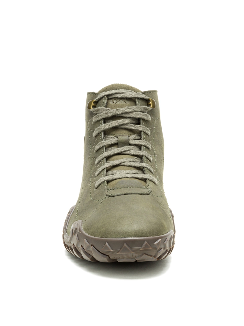 ZAPATILLA C/CAÑA CUERO HOMBRE GRIDLOCK HI OLIVA CAT - 5