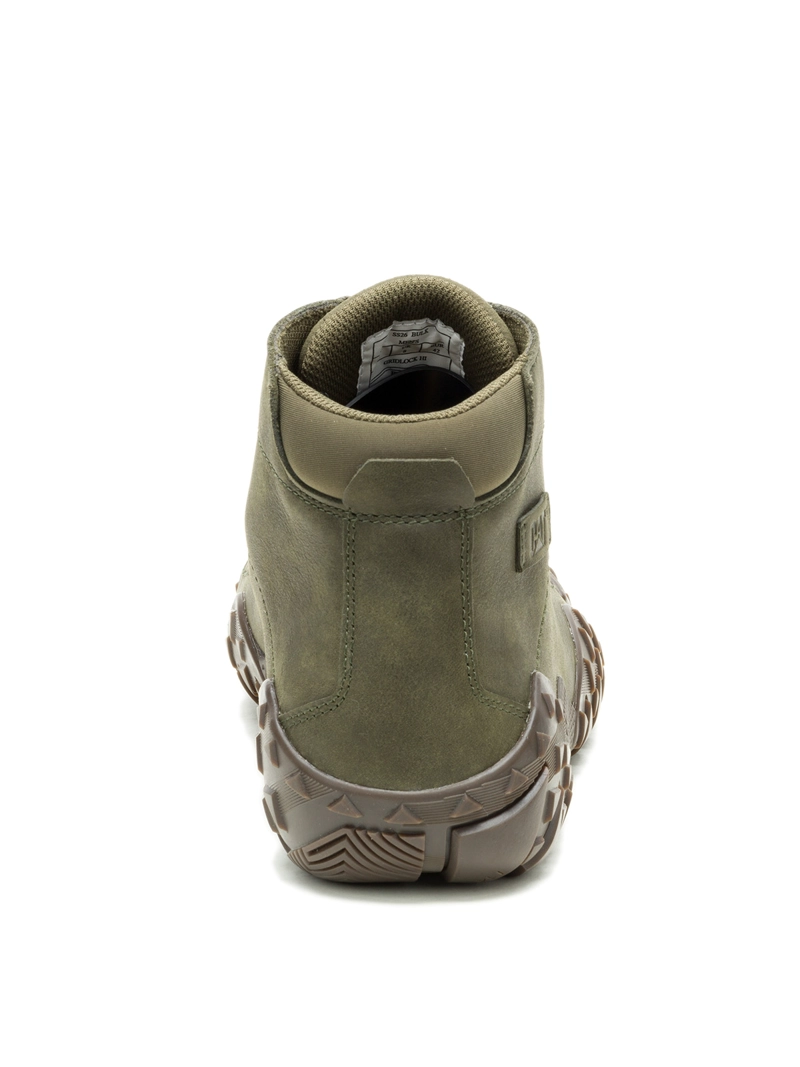 ZAPATILLA C/CAÑA CUERO HOMBRE GRIDLOCK HI OLIVA CAT - 6