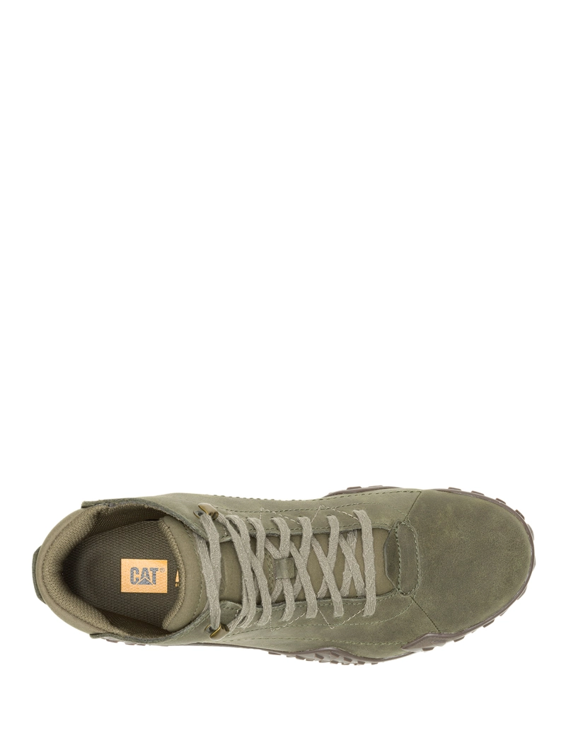 ZAPATILLA C/CAÑA CUERO HOMBRE GRIDLOCK HI OLIVA CAT - 7