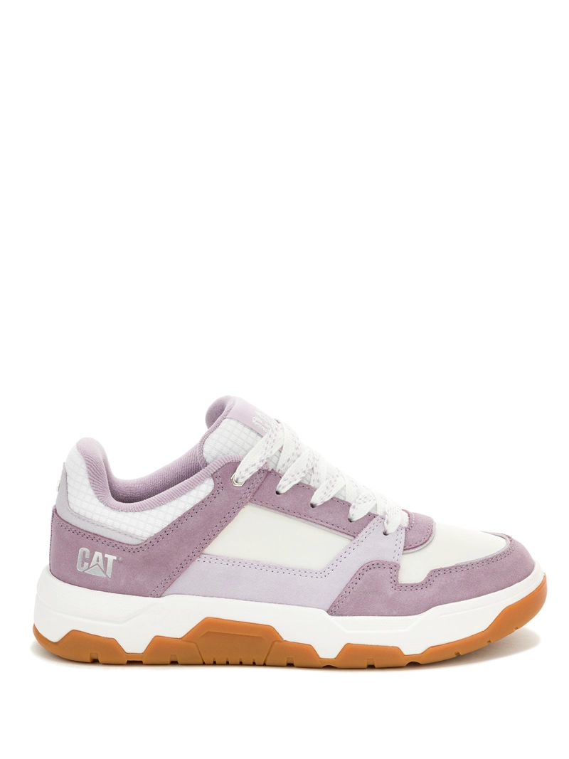 ZAPATILLA CUERO MUJER SCRIPT LILA CAT - 4