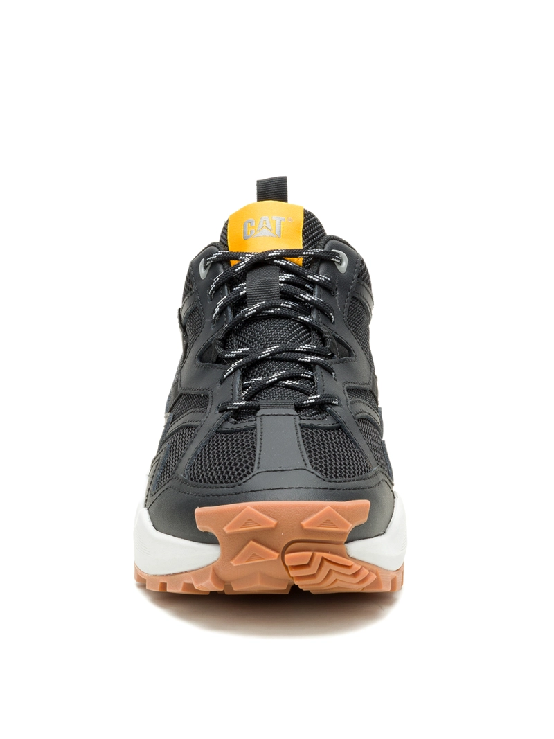 ZAPATILLA CUERO HOMBRE GRAPPLE LEATHER NEGRO CAT - 5