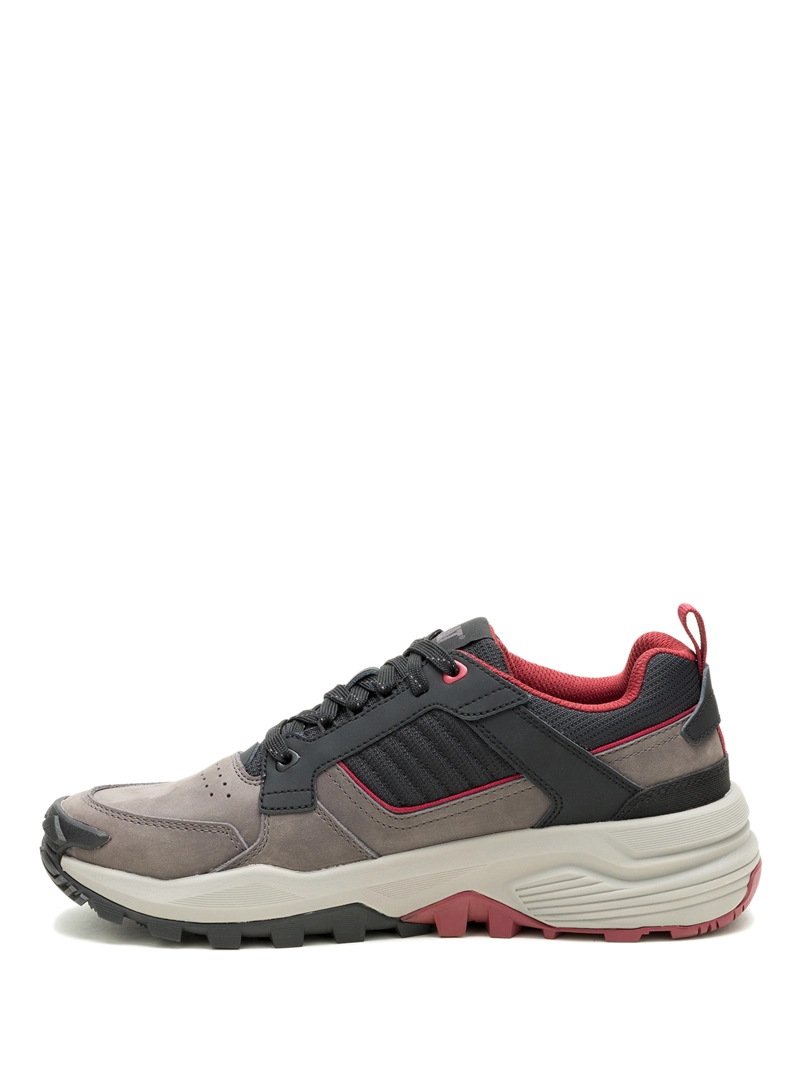 ZAPATILLA CUERO HOMBRE GRAPPLE LEATHER GRIS CAT - 4