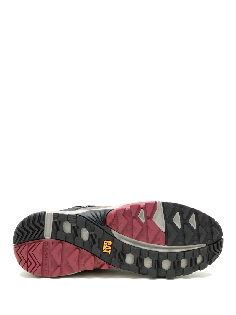 ZAPATILLA CUERO HOMBRE GRAPPLE LEATHER GRIS CAT - 8