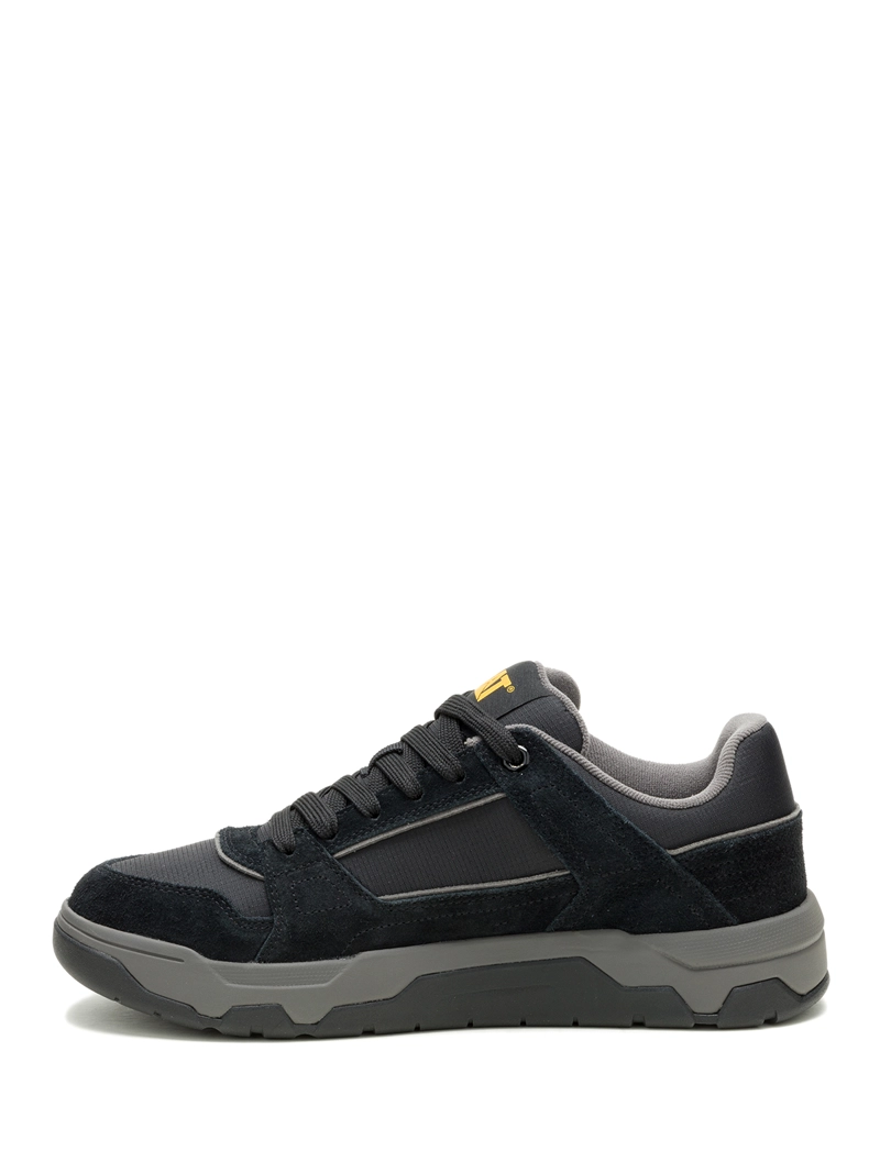 ZAPATILLA C/CAÑA CUERO HOMBRE THEOREM NEGRO CAT - 4