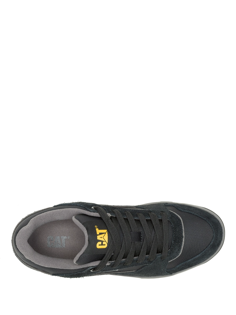 ZAPATILLA C/CAÑA CUERO HOMBRE THEOREM NEGRO CAT - 7