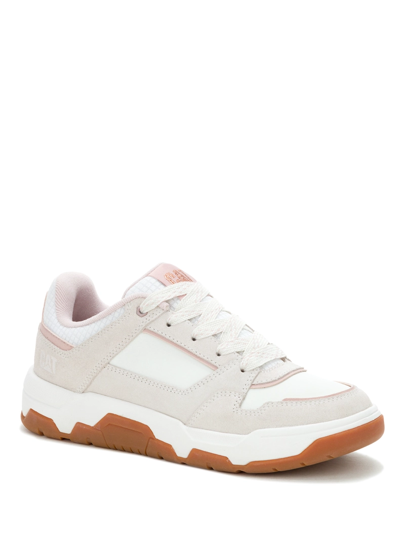 ZAPATILLA CUERO MUJER SCRIPT BLANCO CAT - 1