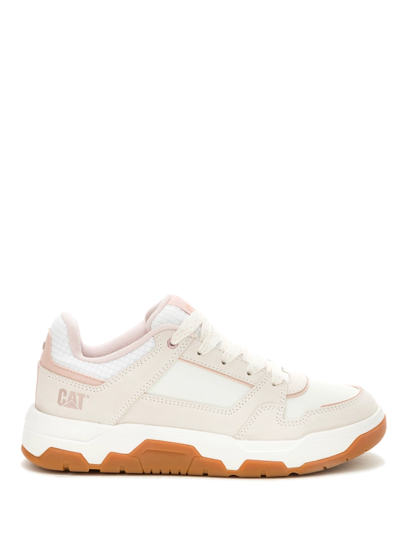 ZAPATILLA CUERO MUJER SCRIPT BLANCO CAT - 2