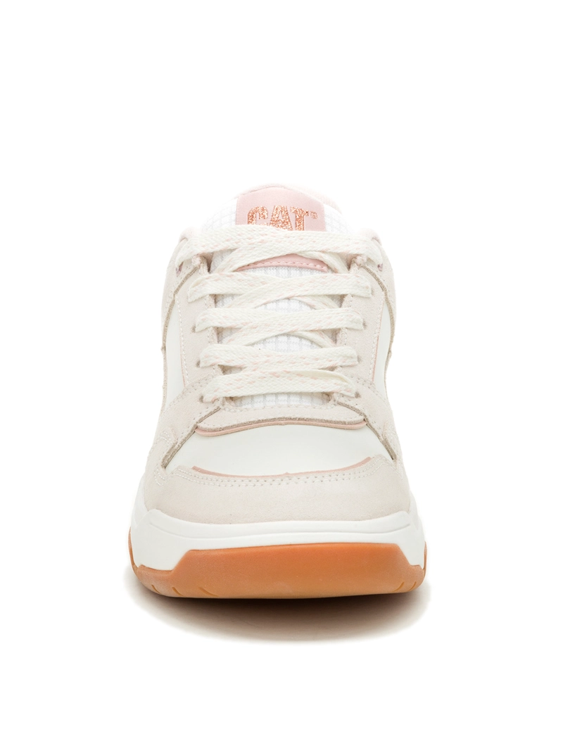 ZAPATILLA CUERO MUJER SCRIPT BLANCO CAT - 5