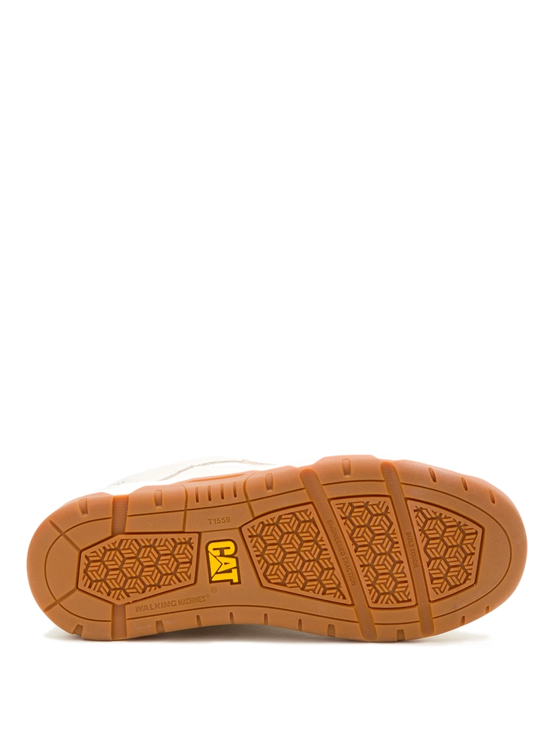 ZAPATILLA CUERO MUJER SCRIPT BLANCO CAT - 8