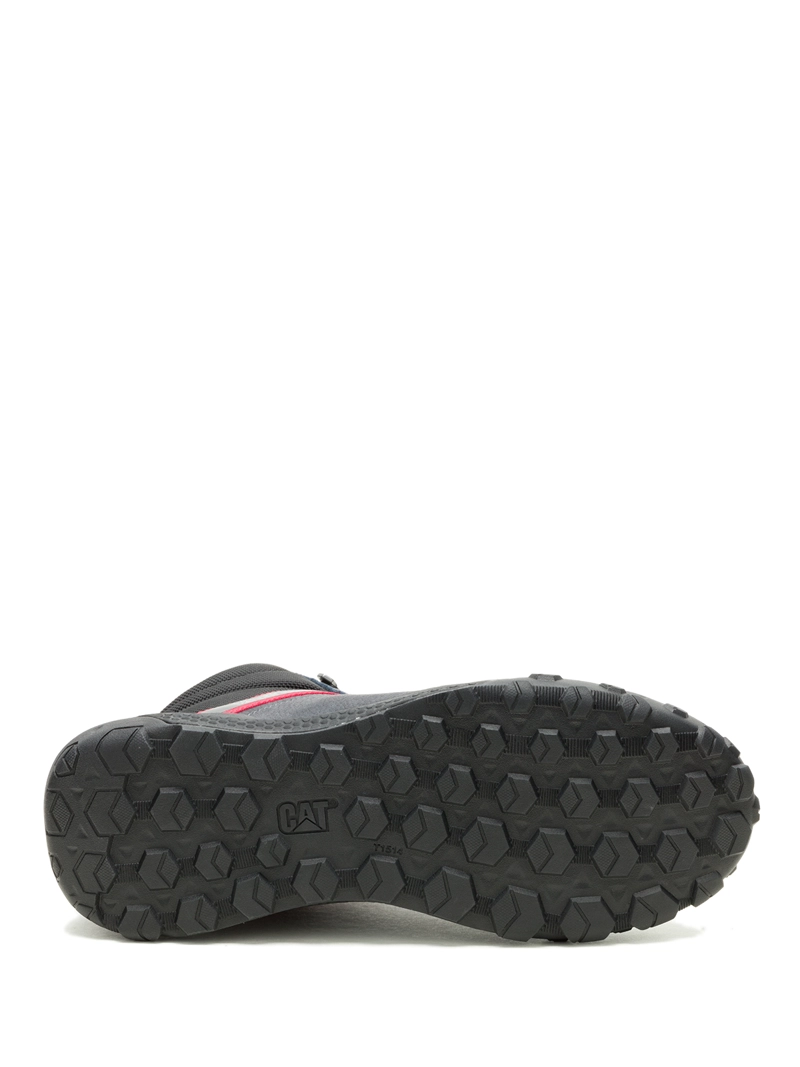 ZAPATILLA C/CAÑA CUERO HOMBRE HEX READY MID WP GRIS CAT - 8