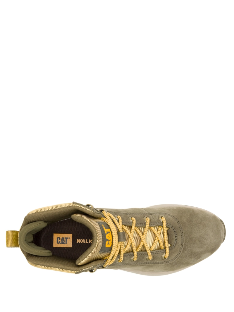 ZAPATILLA C/CAÑA CUERO HOMBRE SURGE HIKER OLIVA CAT - 7