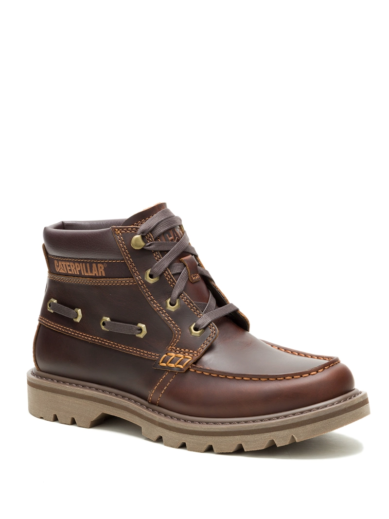 BOTIN CUERO HOMBRE COLORADO BOAT MID CAFE  OSCURO CAT - 1