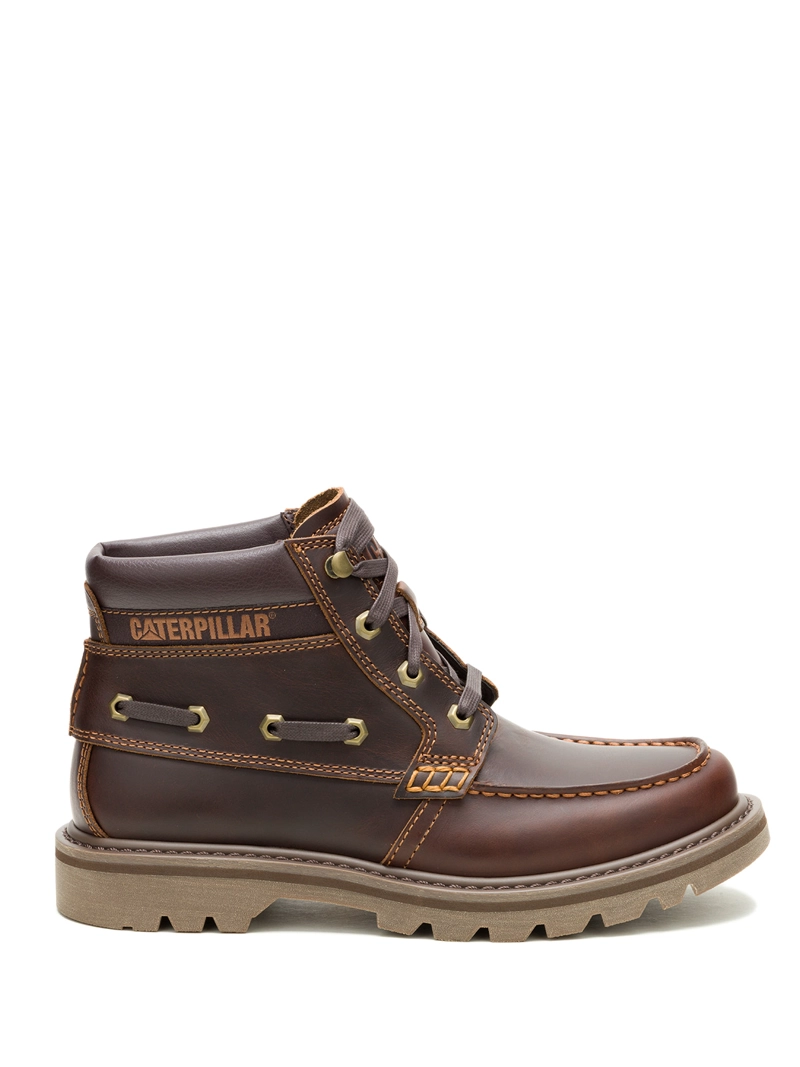 BOTIN CUERO HOMBRE COLORADO BOAT MID CAFE  OSCURO CAT - 2