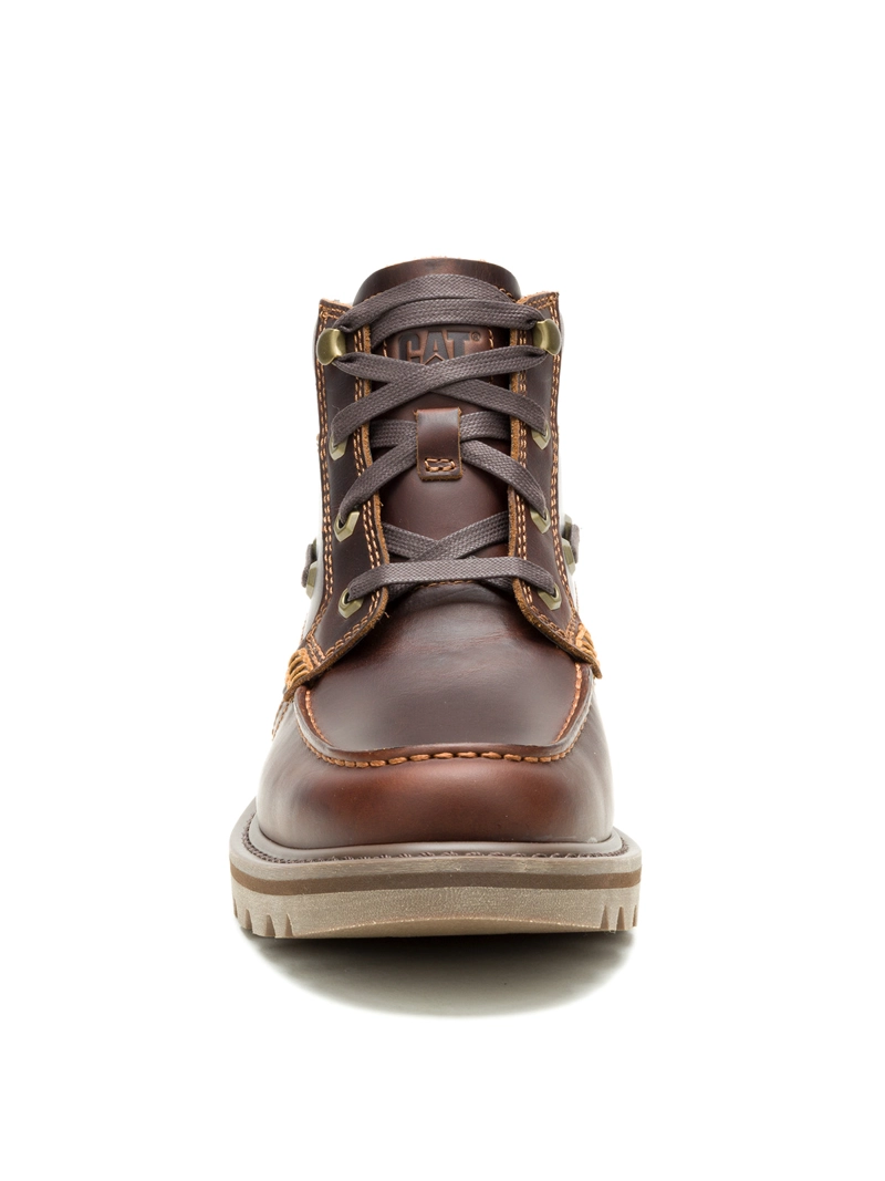 BOTIN CUERO HOMBRE COLORADO BOAT MID CAFE  OSCURO CAT - 5