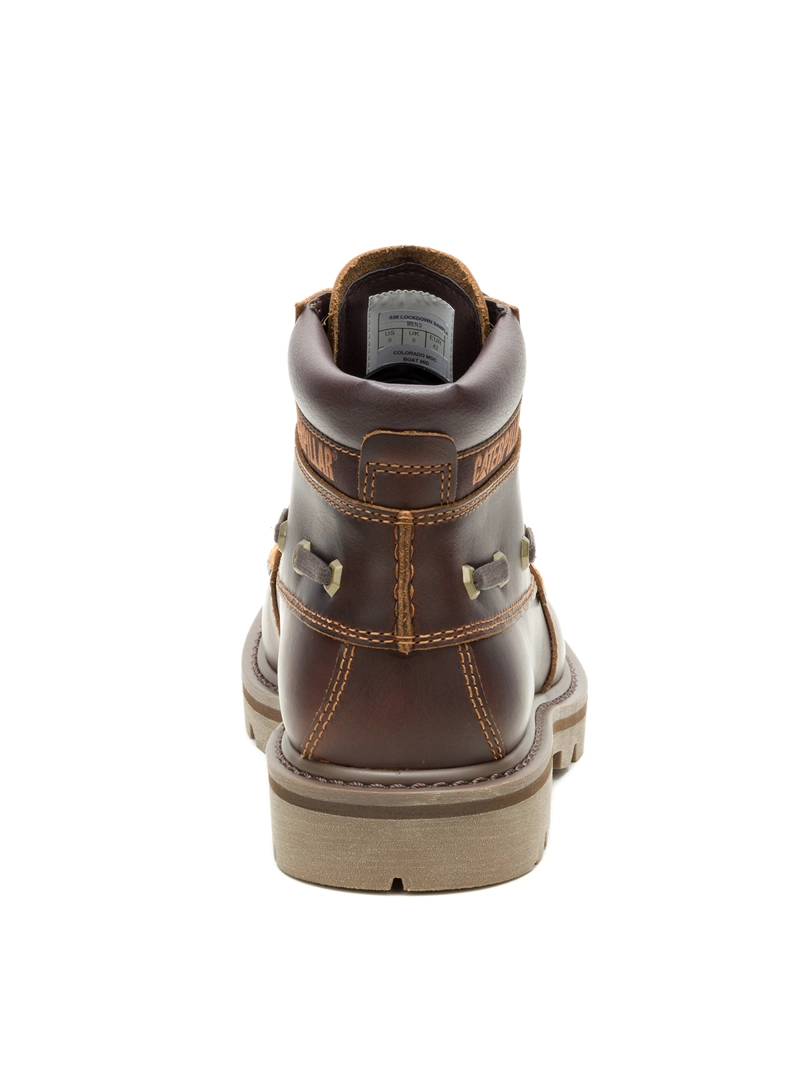 BOTIN CUERO HOMBRE COLORADO BOAT MID CAFE  OSCURO CAT - 6