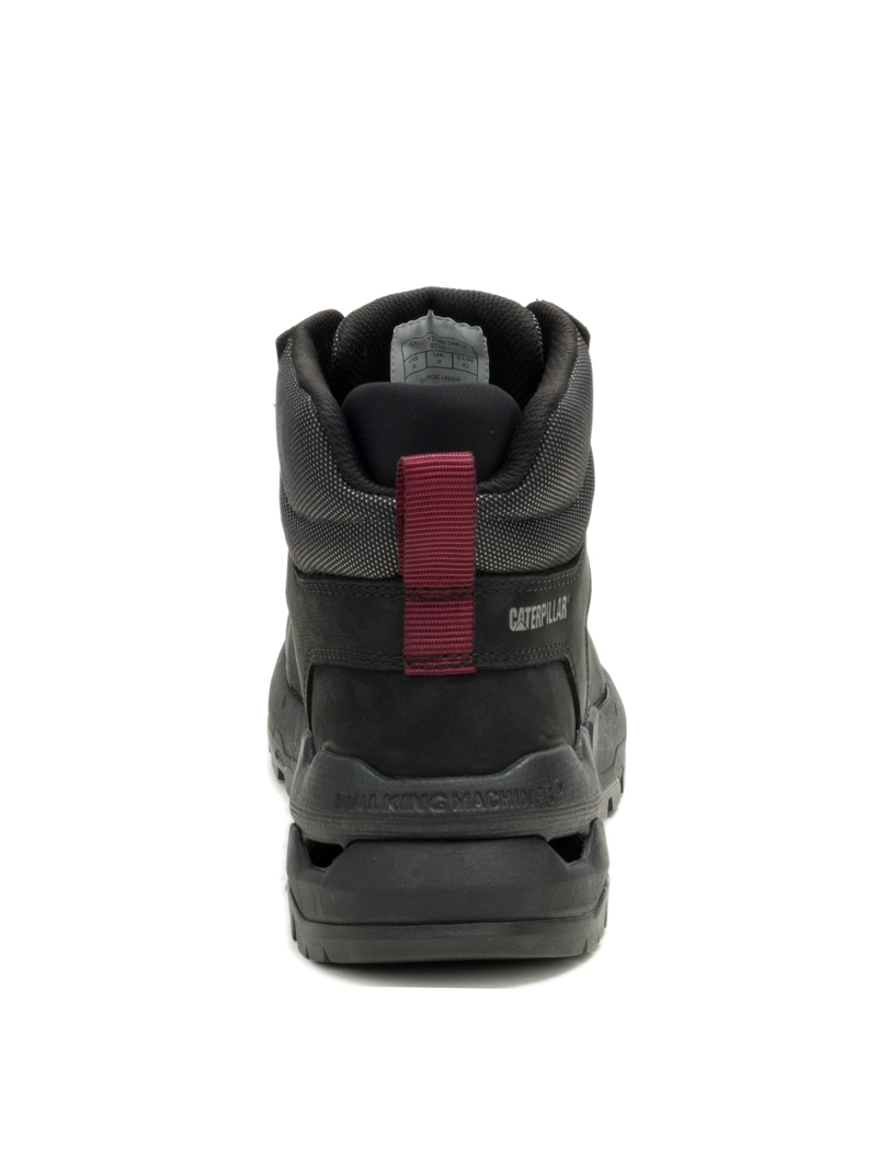 ZAPATILLA C/CAÑA CUERO HOMBRE SURGE HIKER NEGRO CAT - 6