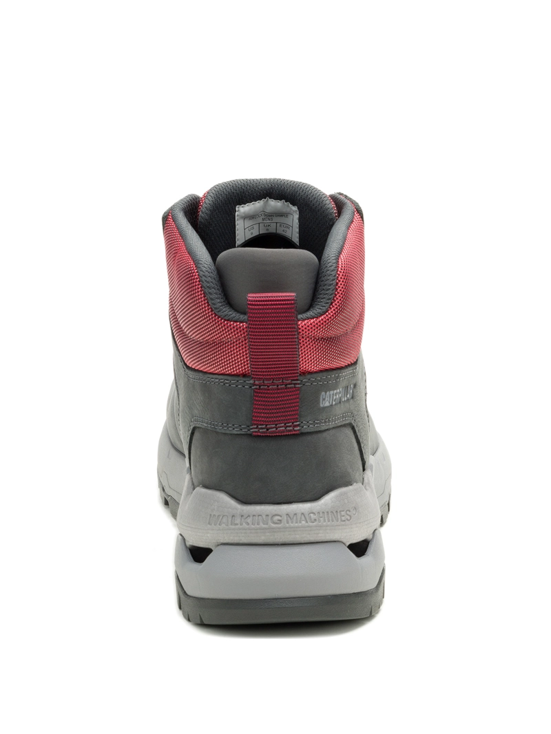 ZAPATILLA C/CAÑA CUERO HOMBRE SURGE HIKER GRIS CAT - 6