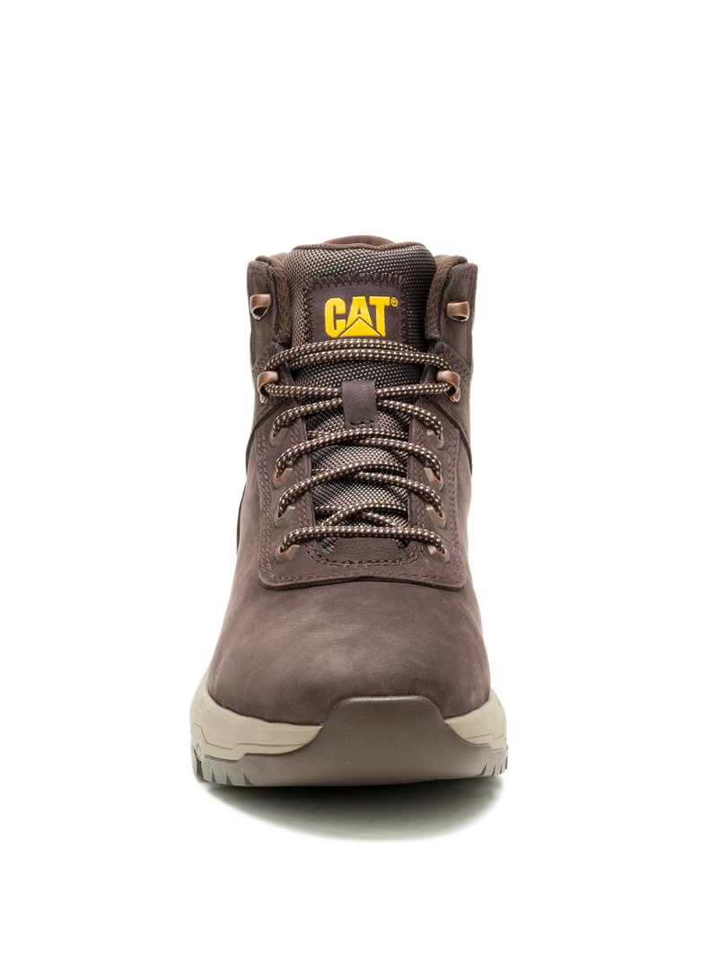 ZAPATILLA C/CAÑA CUERO HOMBRE SURGE HIKER CAFE  CAT - 5