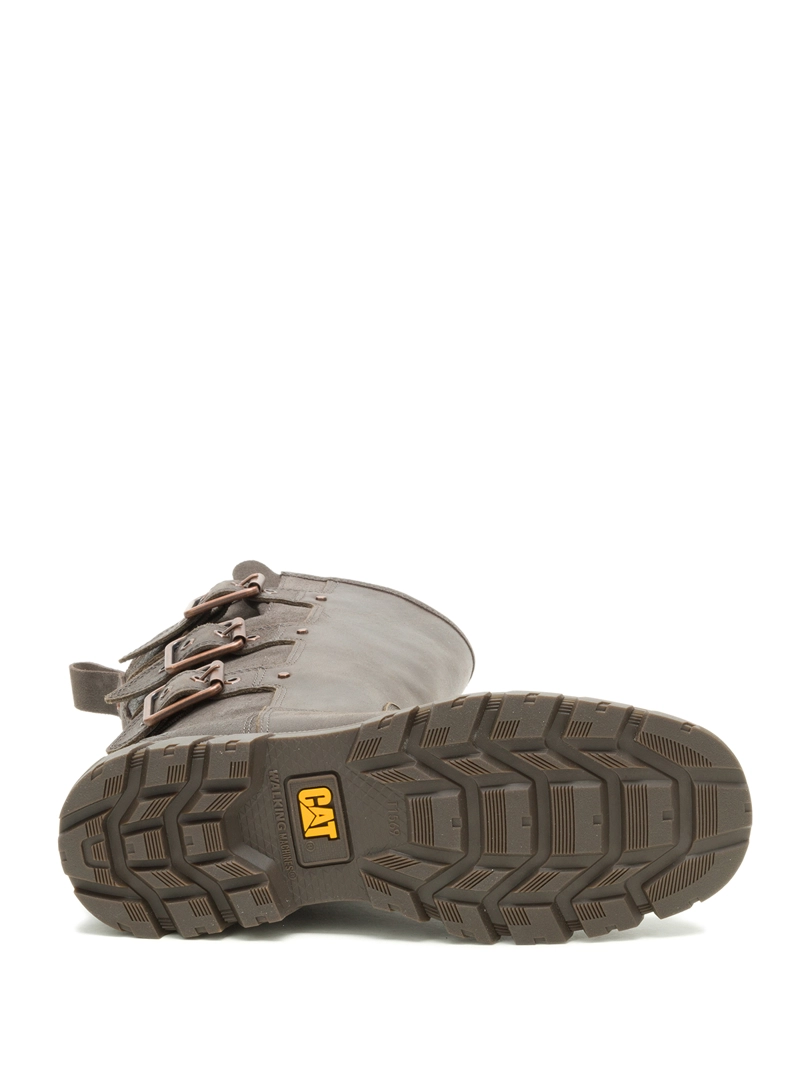 BOTA CUERO MUJER NOTION BUCKLE CAFE  OSCURO CAT - 8