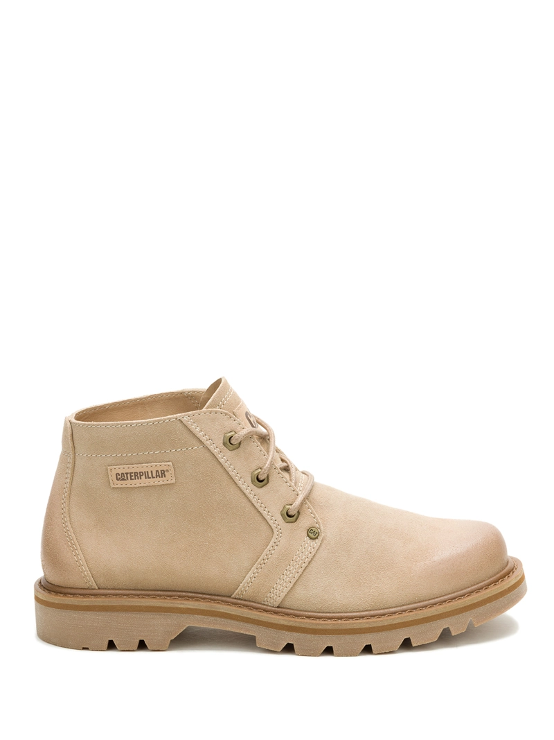 BOTIN CUERO HOMBRE GRADER CHUKKA BEIGE CAT - 2