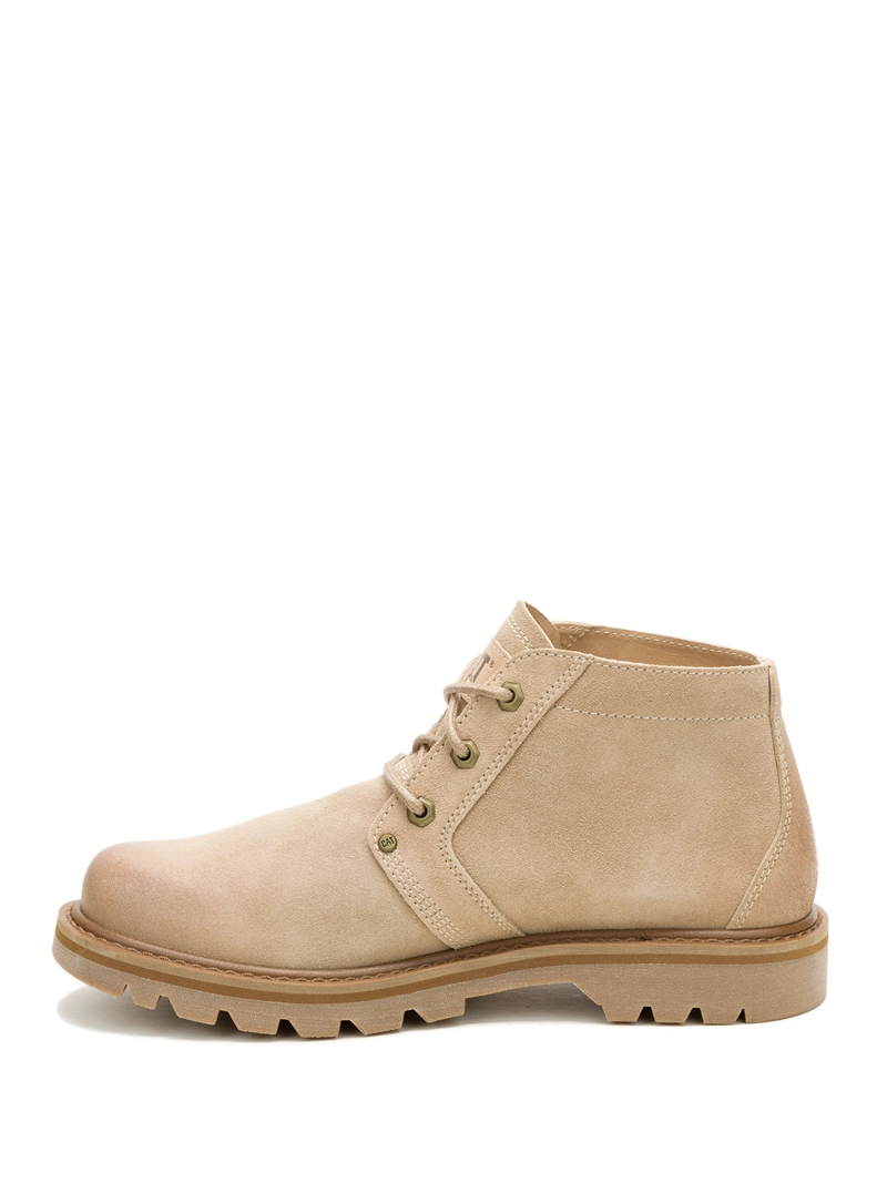 BOTIN CUERO HOMBRE GRADER CHUKKA BEIGE CAT - 4