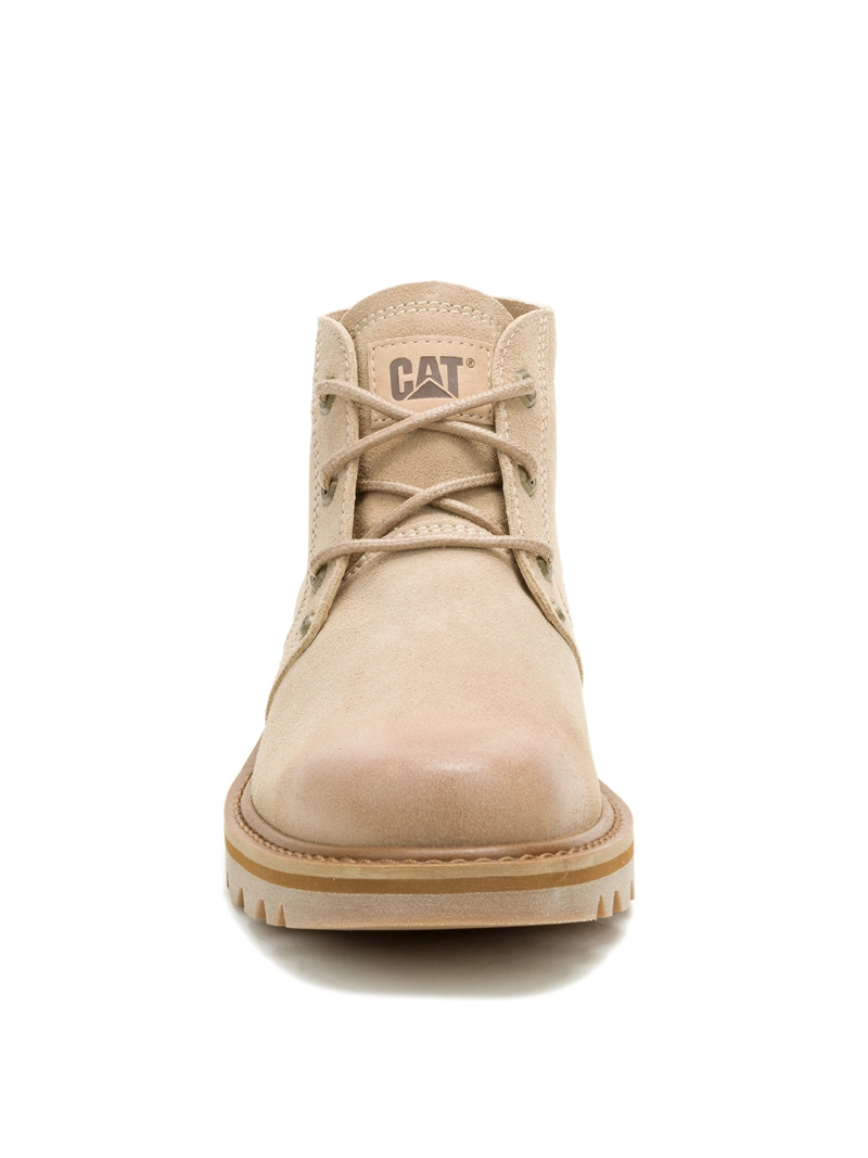 BOTIN CUERO HOMBRE GRADER CHUKKA BEIGE CAT - 5