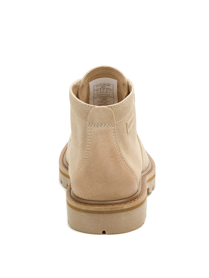 BOTIN CUERO HOMBRE GRADER CHUKKA BEIGE CAT - 6