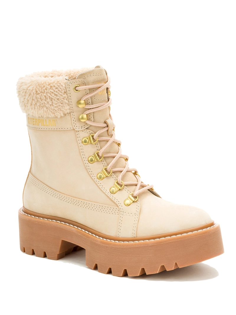 BOTIN CUERO MUJER COLORADO MAX HIKER BEIGE CAT - 1