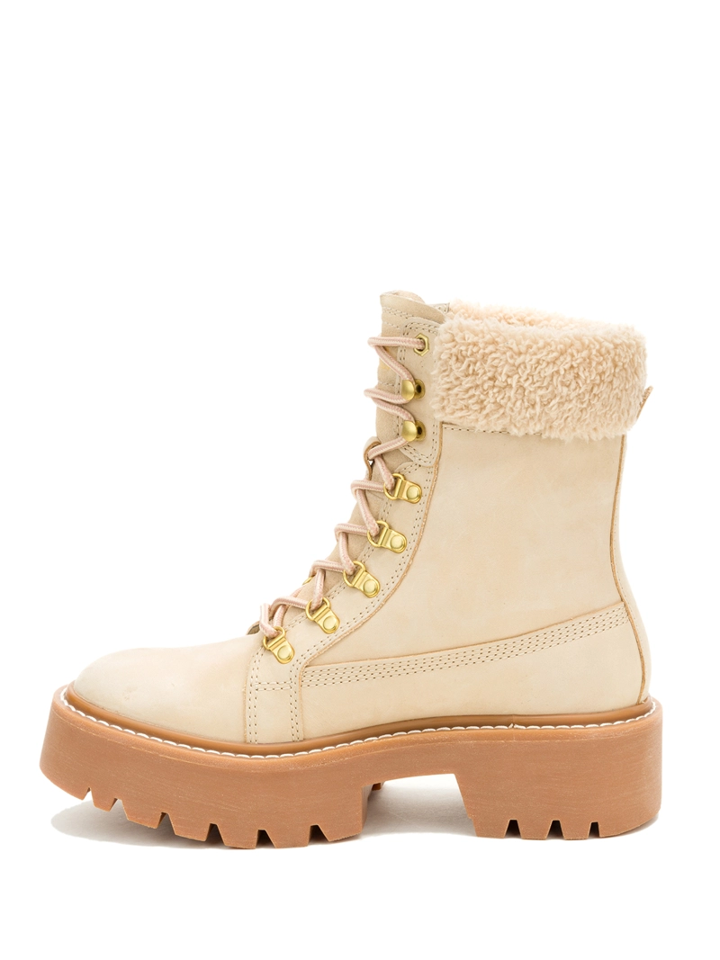 BOTIN CUERO MUJER COLORADO MAX HIKER BEIGE CAT - 4
