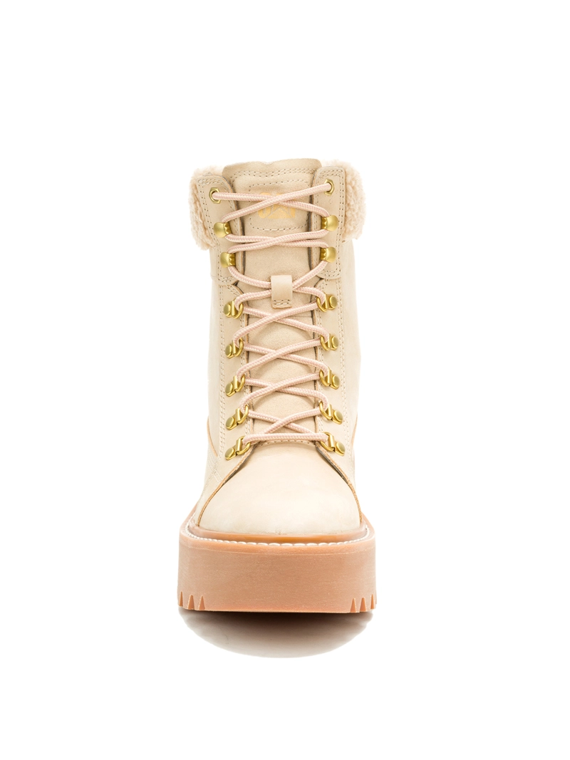 BOTIN CUERO MUJER COLORADO MAX HIKER BEIGE CAT - 5
