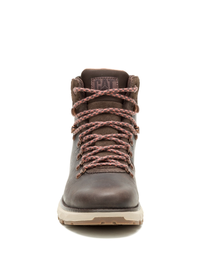 BOTIN CUERO MUJER FANDOM HIKER CAFE  OSCURO CAT - 5