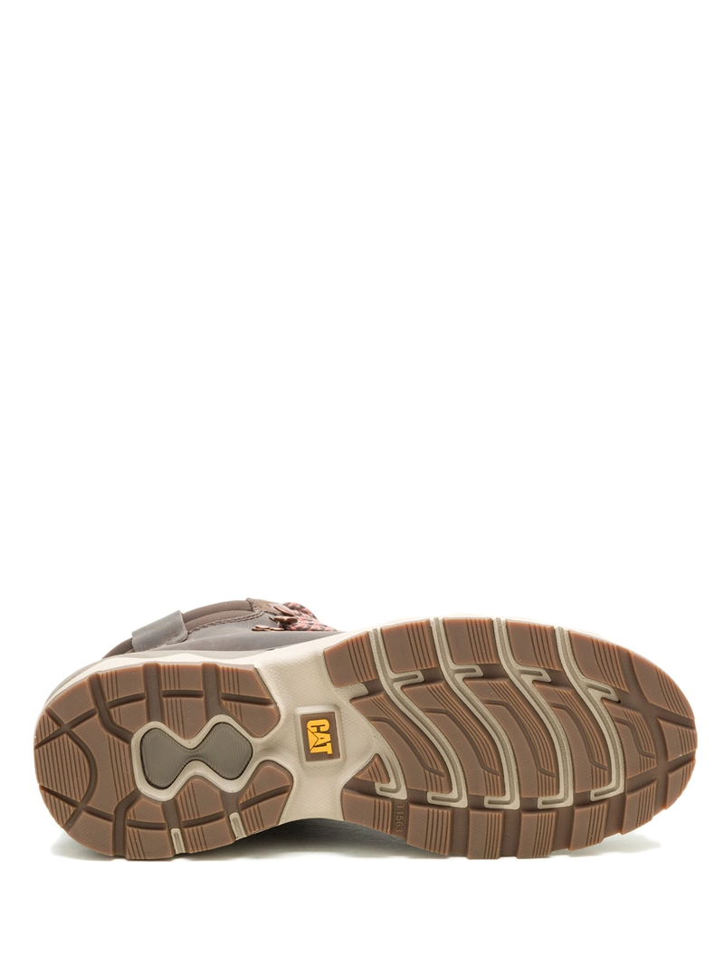 BOTIN CUERO MUJER FANDOM HIKER CAFE  OSCURO CAT - 8