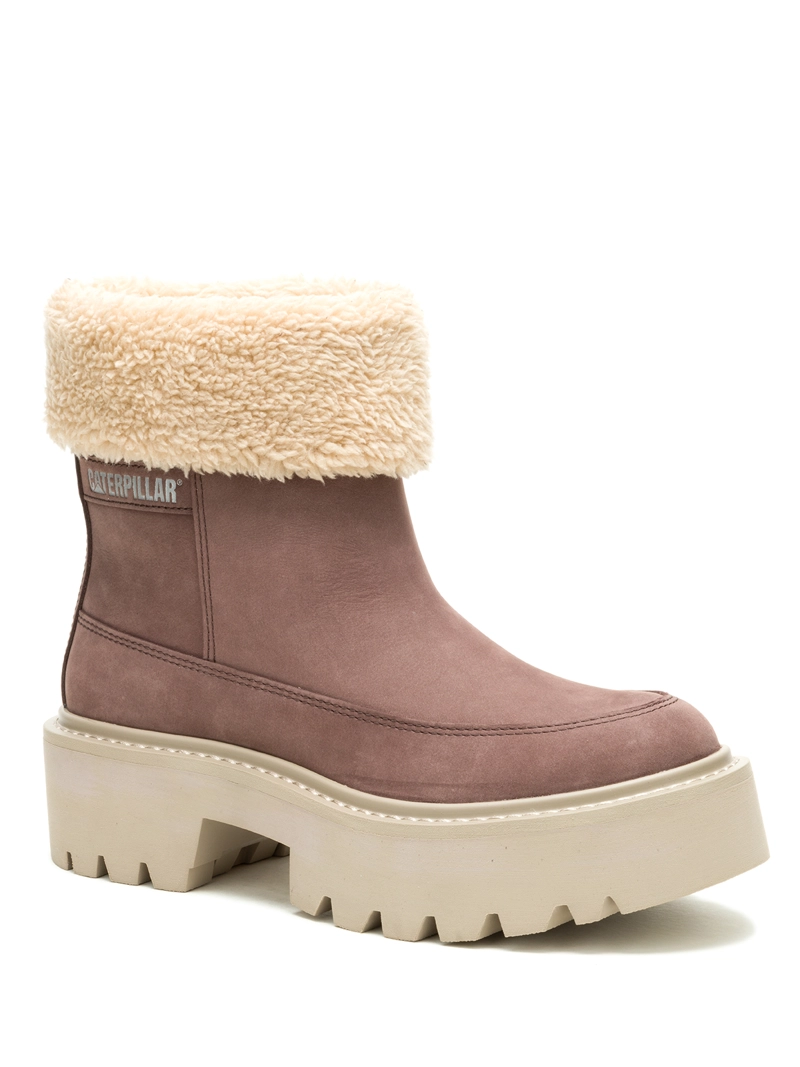 BOTIN CUERO MUJER COLORADO MAX ROLL DO CAFE  CAT - 1