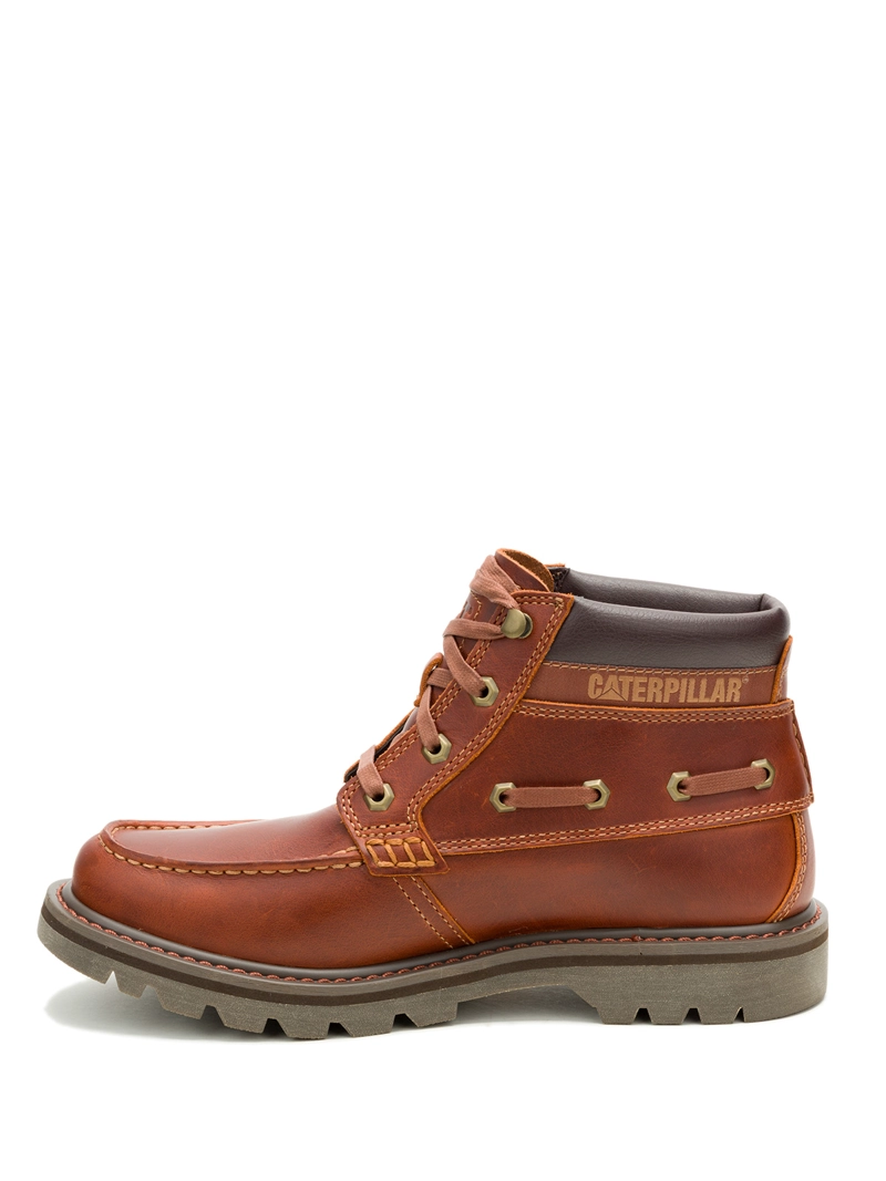 BOTIN CUERO HOMBRE COLORADO BOAT MID CAFE  CAT - 4