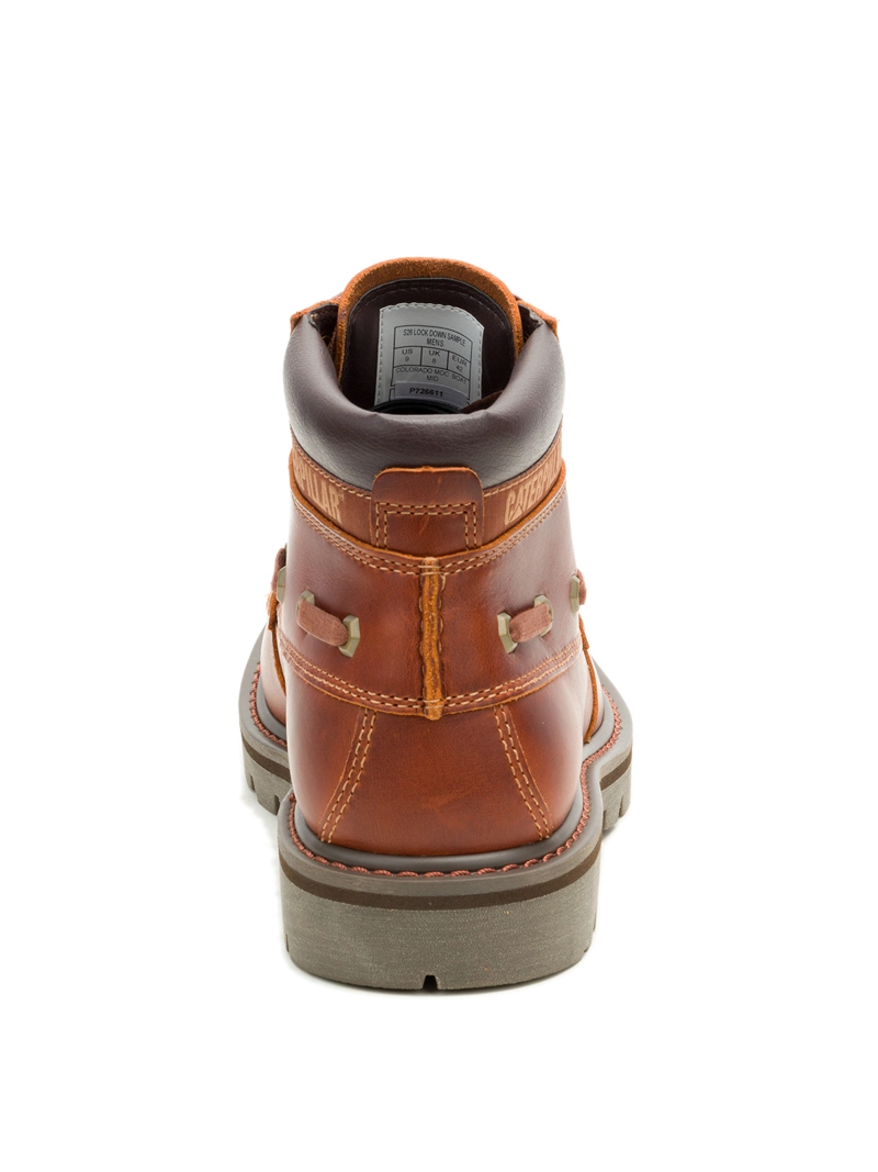 BOTIN CUERO HOMBRE COLORADO BOAT MID CAFE  CAT - 6