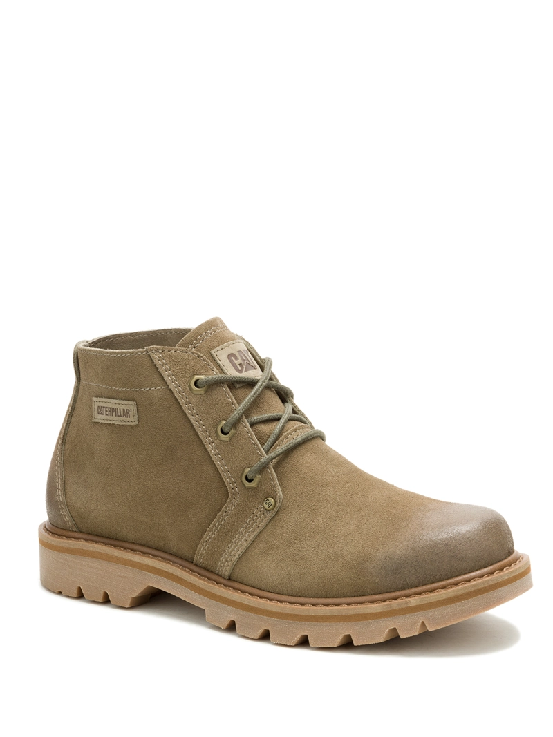 BOTIN CUERO HOMBRE GRADER CHUKKA OLIVA CAT - 1
