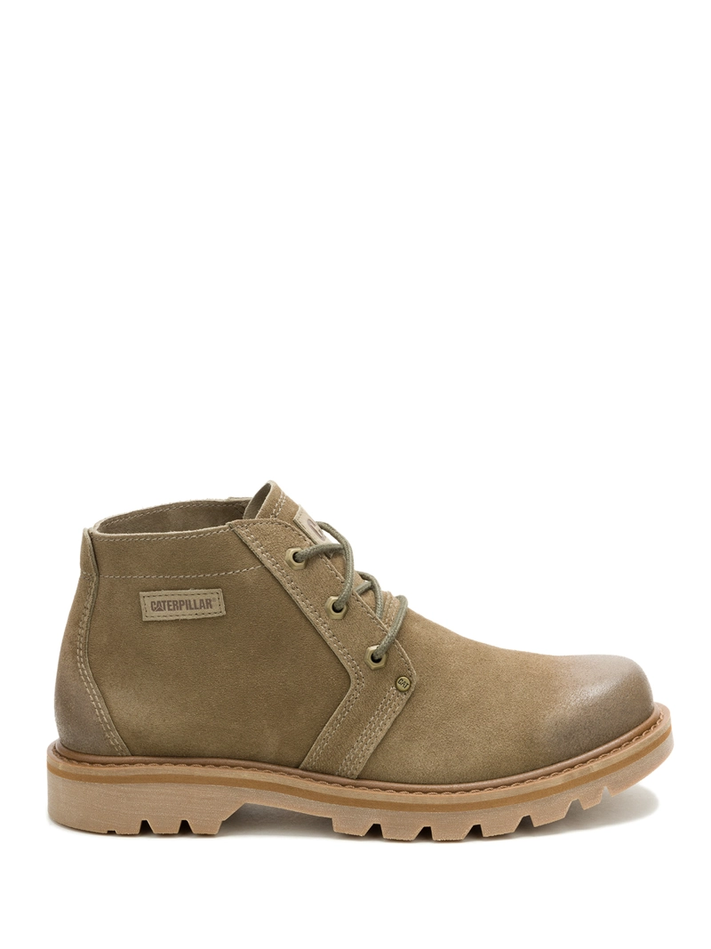 BOTIN CUERO HOMBRE GRADER CHUKKA OLIVA CAT - 2