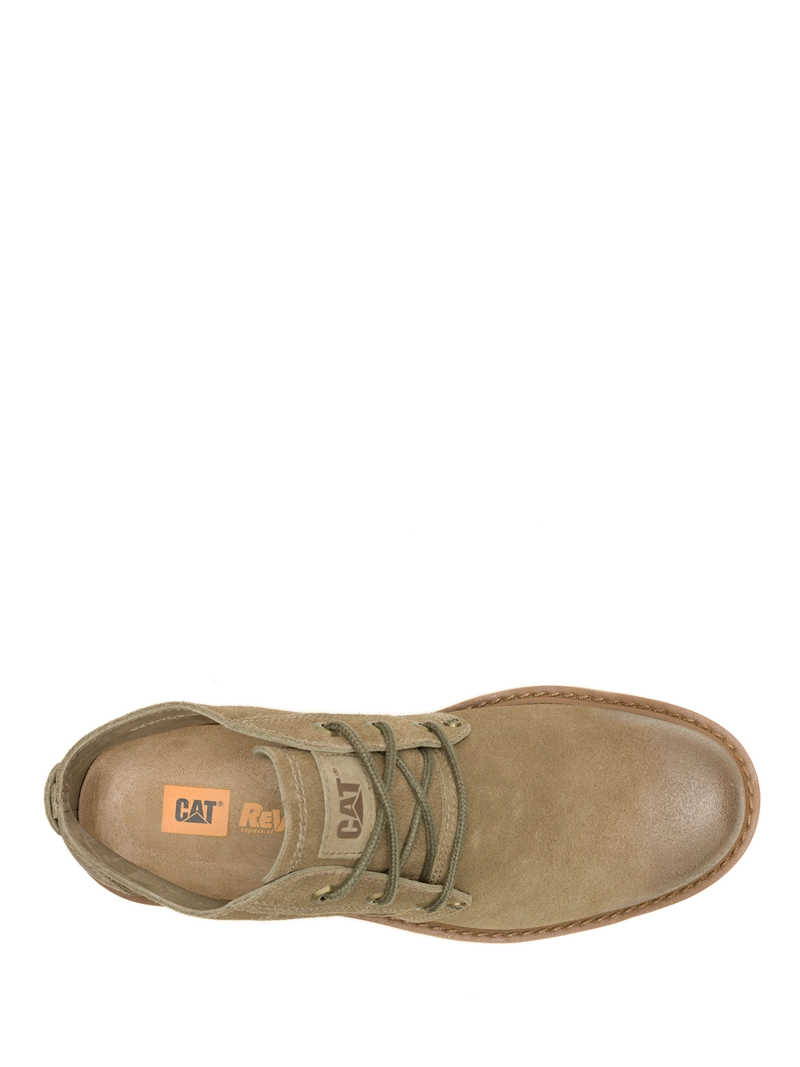 BOTIN CUERO HOMBRE GRADER CHUKKA OLIVA CAT - 7
