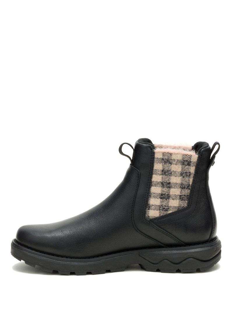BOTIN CUERO MUJER FANDOM CHELSEA NEGRO CAT - 4