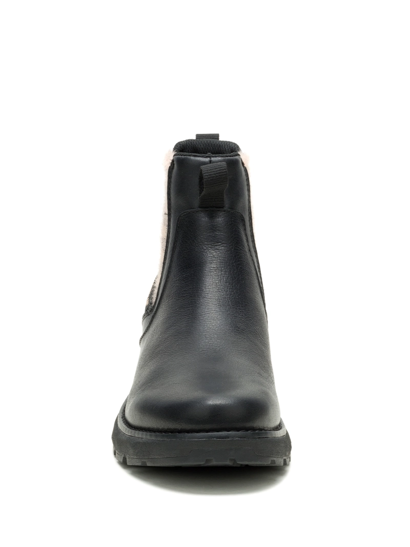 BOTIN CUERO MUJER FANDOM CHELSEA NEGRO CAT - 5