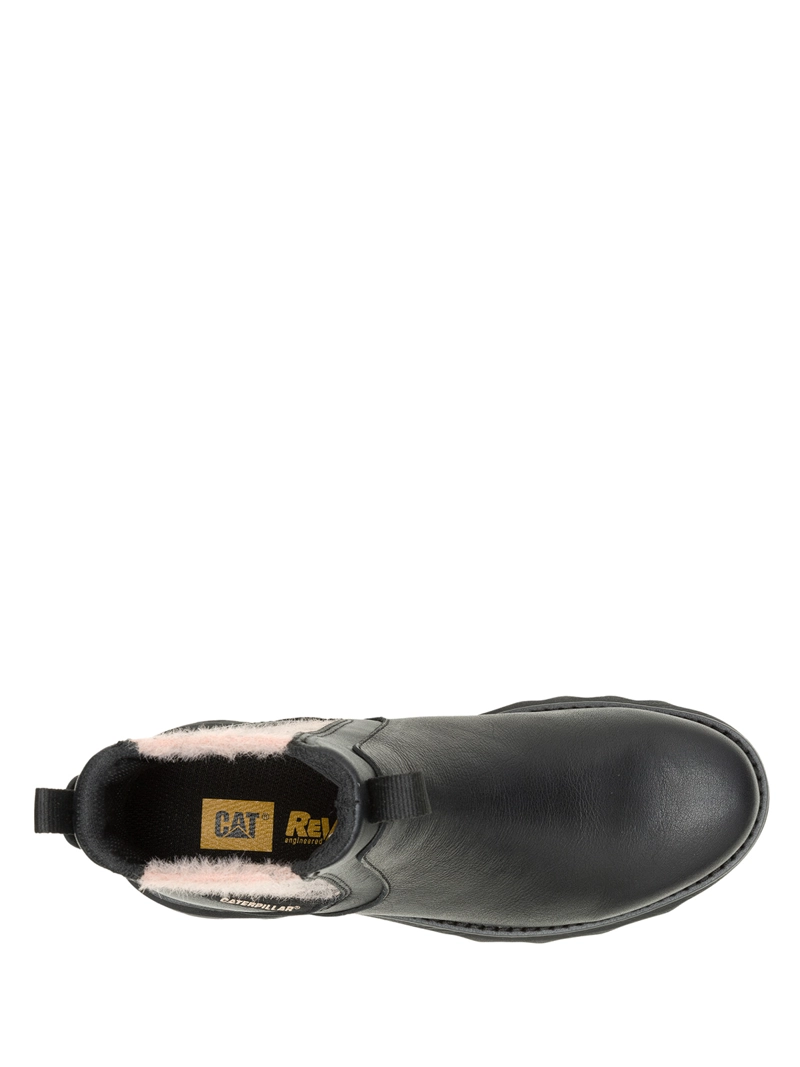 BOTIN CUERO MUJER FANDOM CHELSEA NEGRO CAT - 7